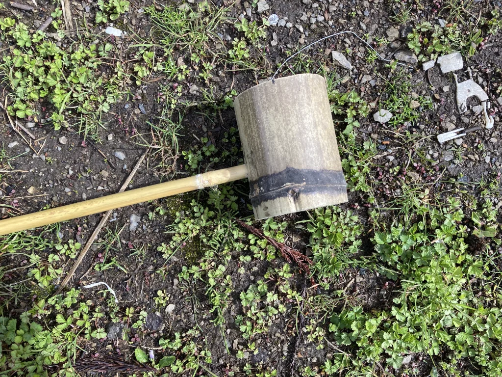 竹の小物入れのカビ2