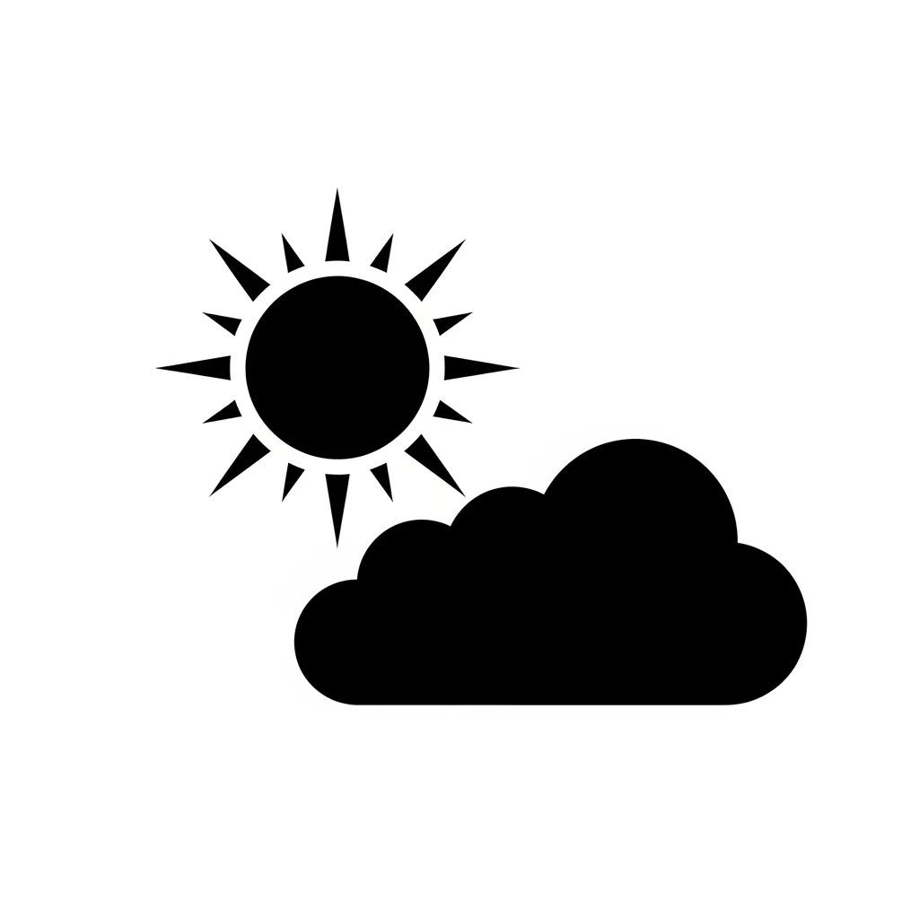 太陽と雲