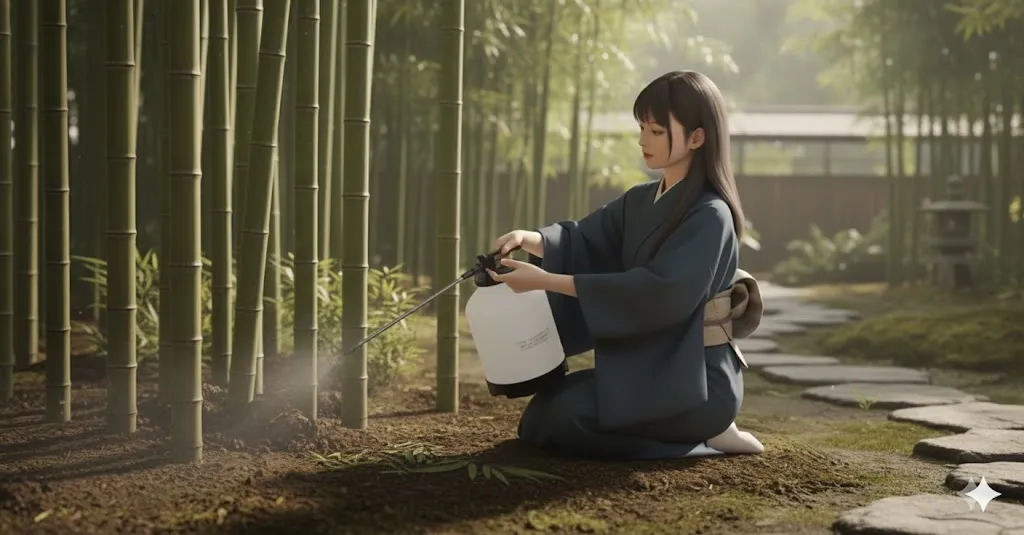 細い竹を枯らす方法を発見！超簡単な切らずに根絶やしにする裏ワザ