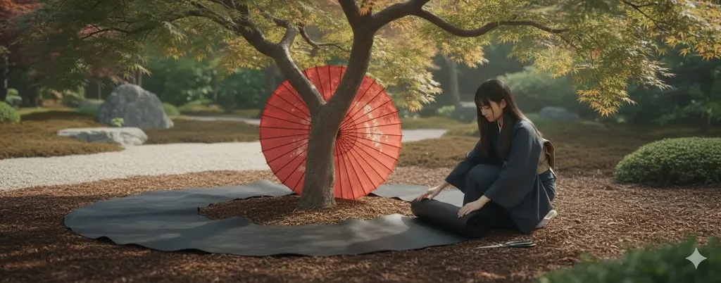 防草シート敷き方！木の周りや根元も隙間なく敷く雑草対策術