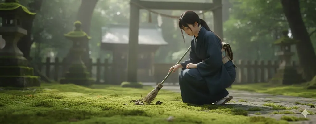 駐車場コンクリートの苔防止！熱湯やハイターで簡単予防術