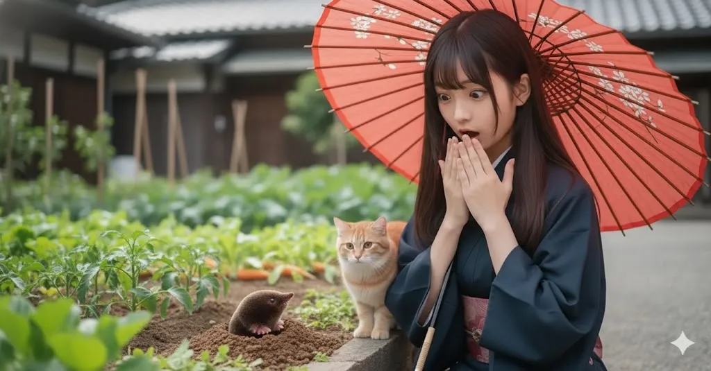 セリア100均でモグラ退治！最強風車の作り方と対策グッズ