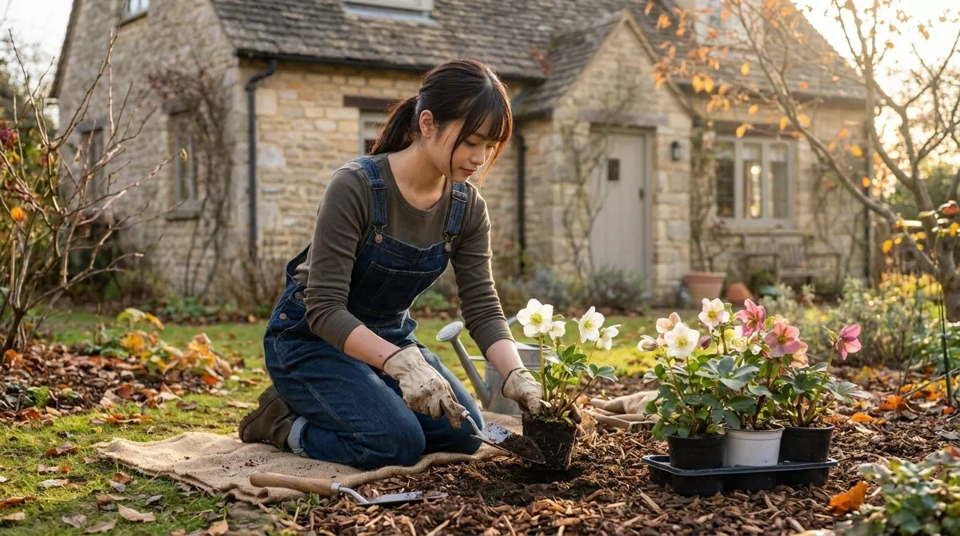 Garden lenten roses growing in ground transplanting and fertilizing guide